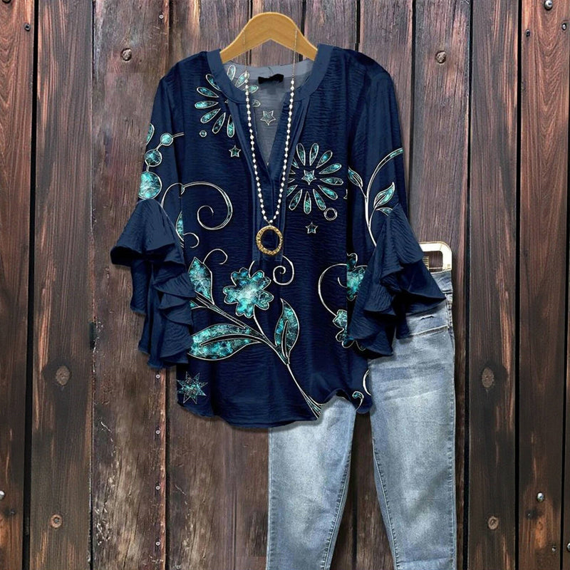 KARO | Elegancka Kwiatowa Bluzka