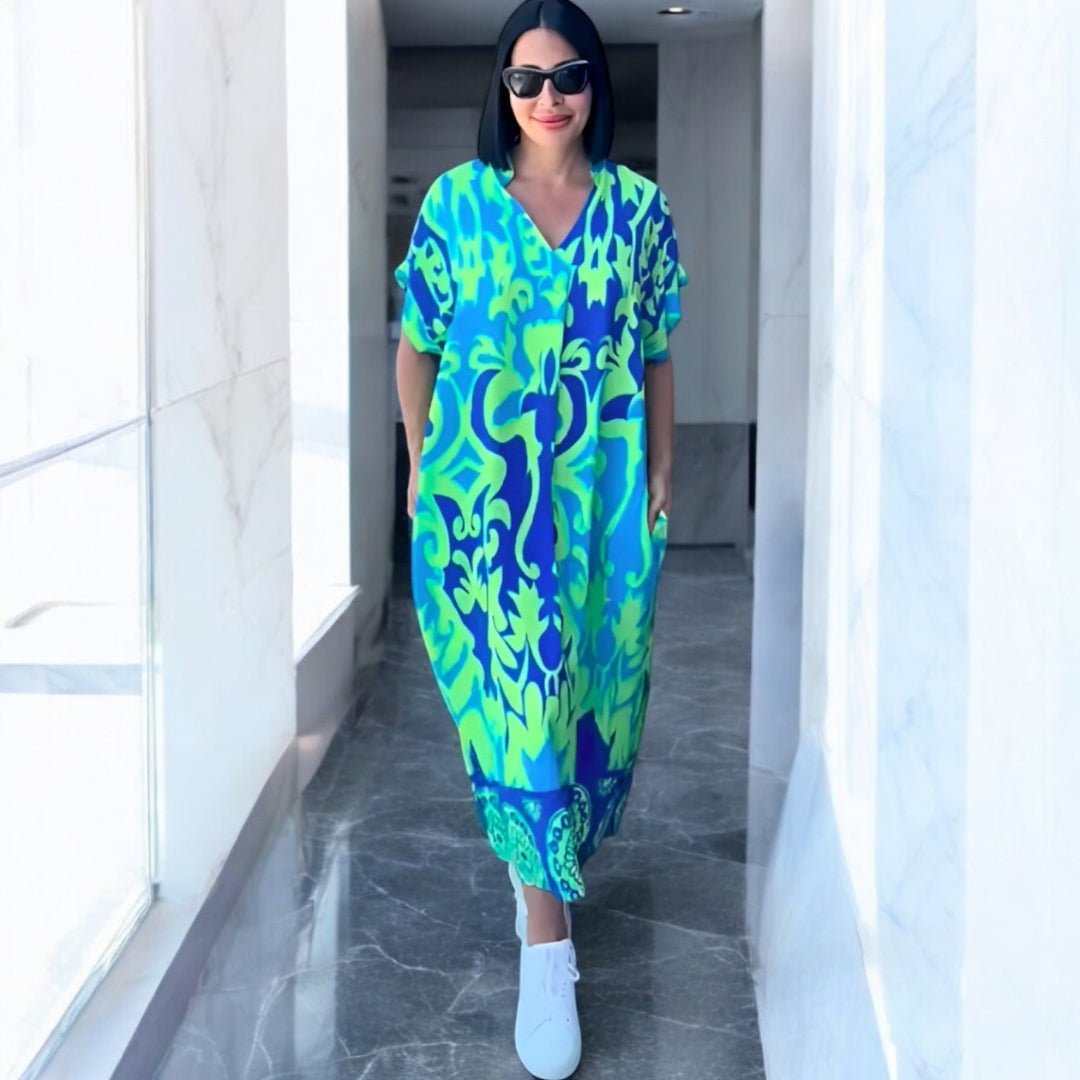 LENA | Elegancka Sukienka w Kwiaty