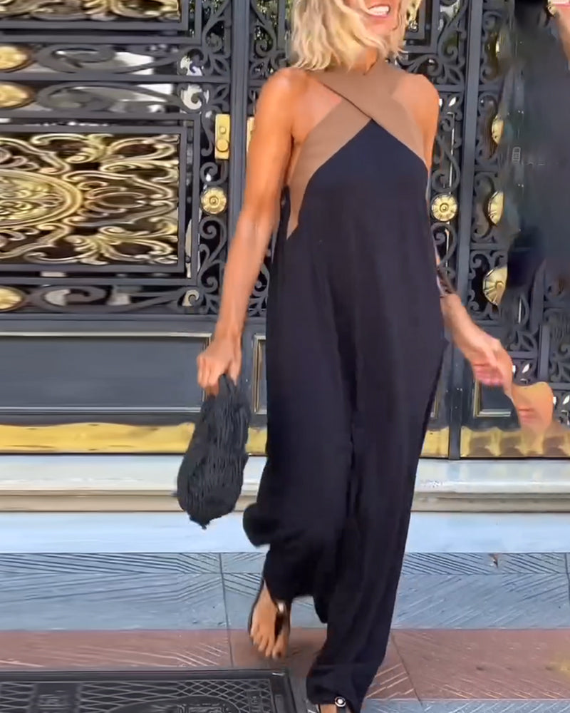 NICOLE | Stylowa Sukienka z Dekoltem w Krzyż