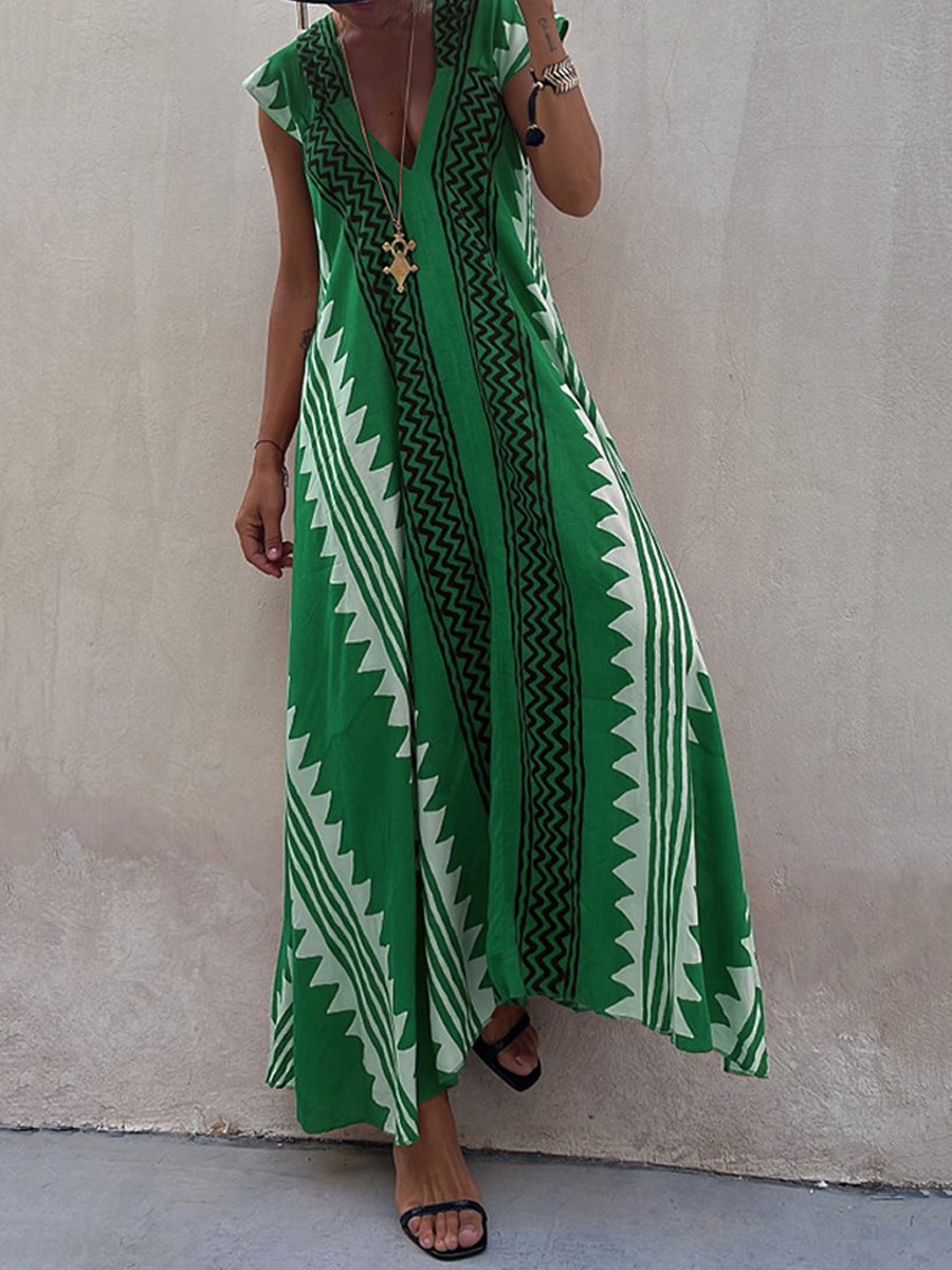 NOELIA | Sukienka bez rękawów z dekoltem w serek